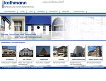 Tablet Screenshot of kathmann-fenster.de